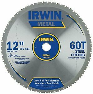 Irwin 585-4935558 12 Inch 60T Mc - Ferrous Steel