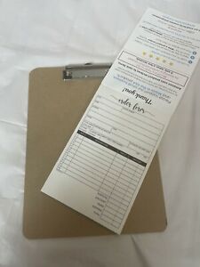 order forms and clipboard