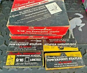 14 boxes of 1000 Swingline Powerpoint 9/16&#034; Staples #1000-9