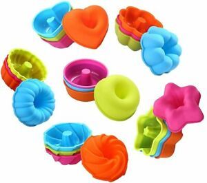 To encounter 24Pcs Silicone Molds Silicone Cupcake Baking Cups Silicone Donut