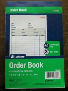 adams order book TC5803 5 9/16&#034; x 8 7/16&#034; 