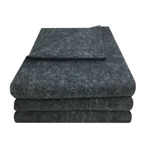 3 Textile Moving Blankets 54x72&#034; Professional Quality Moving Skins 1.66lbs Each