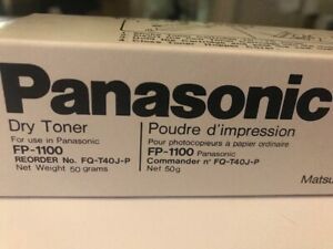 Panasonic FP-1100 Copier Toner   Reorder # FQ-T40J-P