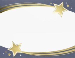 Great Papers! Shooting Stars Gold Foil Certificate, 8.5&#034; x 11&#034;, 15 Count (201037