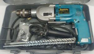 Makita HP2010N 3/4&#034; 2-Speed Hammer Drill Original Metal Tool Box W/Bits Tested