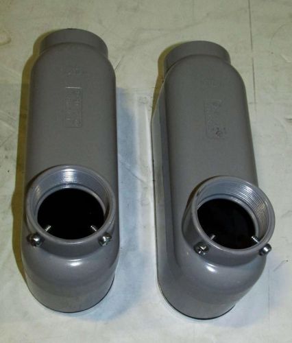 Lot of 2 bwf conduit body assembly 2in. d605-cgv for sale