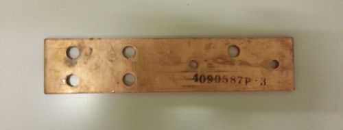 9.125&#034; x 2&#034; x .25&#034; copper bus bar / fast shipping / trusted seller for sale
