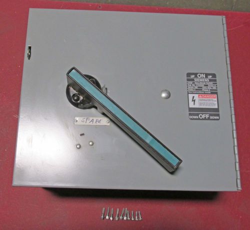 Siemens v7h3205  400 amp 240 volt  fusible switch new style for sale