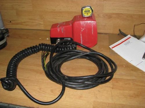 Foot operated switch heavy duty with leads made in germany bernstein used for sale