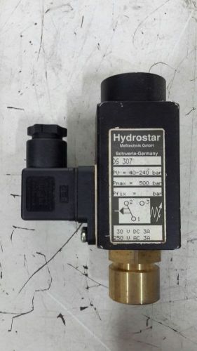 Hydrostar Hydraulic Pressure Switch DS307, 30VDC/250VAC, 500bar, 40/240 Bars