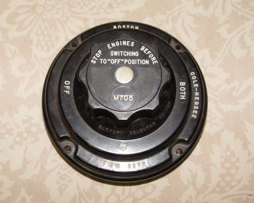 Vintage cole-hersee m 705 dual battery marine switch for sale