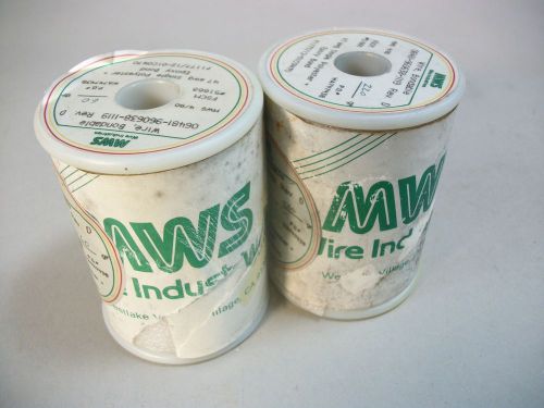 Mws wire industries 47 awg single polyester+ epoxy bond copper magnet 280 g for sale