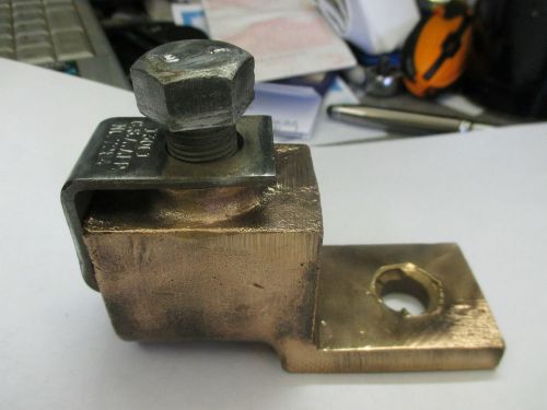 Amalgamated electric corp. copper set screw lug 500 mcm for sale