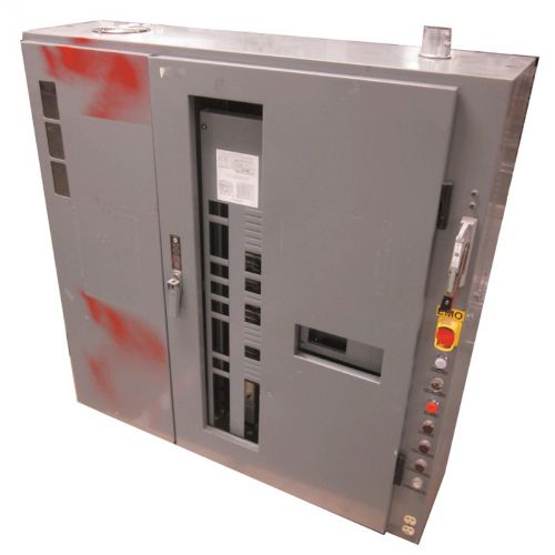 Square d industrial control panel enclosure w/ external mounting brackets for sale