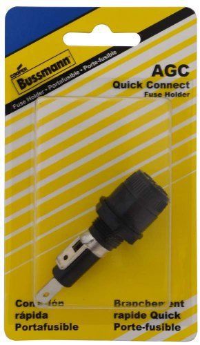 Bussmann (bp/hkp-hh-rp) 15 amp carded panel mount fuse holder for 5/16&#034; panels for sale