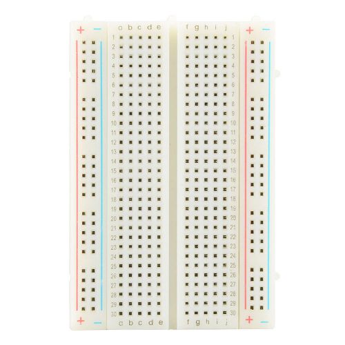 Mini universal solderless breadboard 400point contacts tie-points available l5rg for sale
