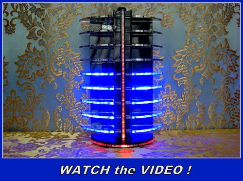Blue RGB LED  Analyzer Sound Activated  Equalizer VU Meter Acrylic Laser Cut