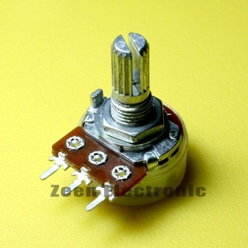 1 x b1m ohm b1m 1mb linear taper potentiometer pot 17mm shaft with dust seal for sale