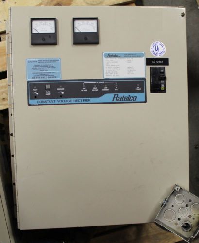 Ratelco Constant Voltage Rectifier FC2450 120/208/240 VAC 60Hz 24 DC V 50DC AMPS