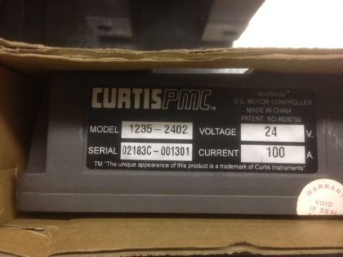 Curtis Instruments D.C. Motor Controller 1235-2402 24V