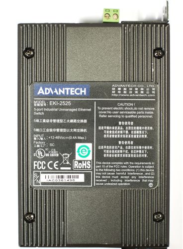 Adwantech EKI-2525 5-port industrial ethernet switch RJ45