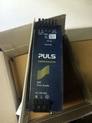 NEW Puls Dimension QS5.241 Power Supply In 100-240 (AC) Out 24-28 (DC) 5amp.