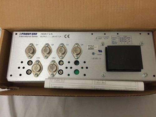 Power-One International Series HE24-7.2-A 24VDC 7.2 Amps Power Supply New In Box