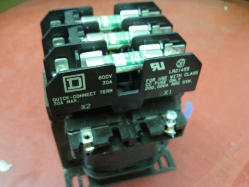 Square D Industrial control Transformer .075KVA 120/240 HV 24 LV KF75D23 9070