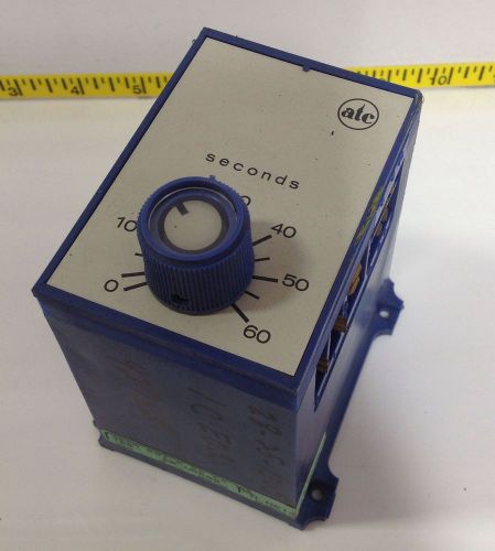 ATC MOTOR DRIVEN TDR TIMER 0-60 5/10A 120/240VAC 322B