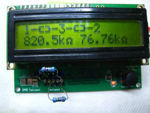 Transistor Tester Capacitor ESR Inductance Resistor Meter NPN PNP Mosfet LCD