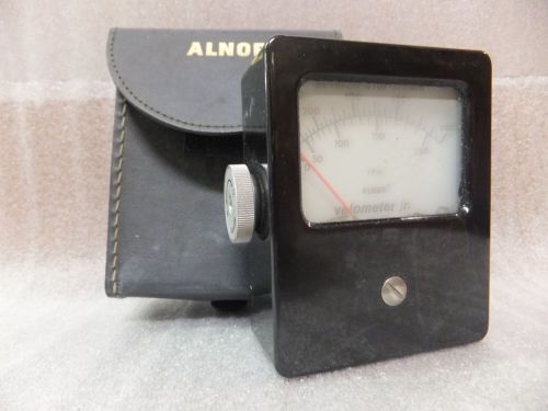 Alnor air flow velocity meter with case for sale