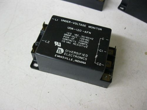 Under Voltage Monitor UOA-120-AFN Diversified Electronics 100v drop, 105v pickup