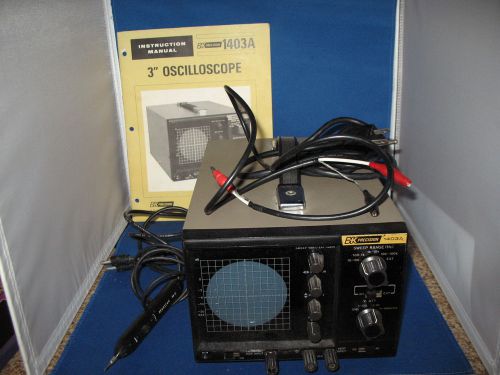B &amp; k precision 1403a 3&#034; oscilloscope for sale