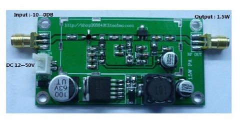 New 20-500 MHZ, 1.5 W amplifier HF VHF, UHF