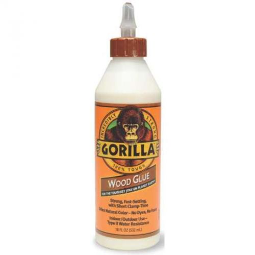 Gorilla Wood Glue 8 Oz 6200002 GORILLA PVC CEMENT LLC Glues and Adhesives