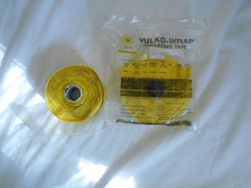 Electrical  vulko-wrap 1-1/2&#034;x36&#039; by tpc insulating vulcanizing  1 and 1/2 rolls for sale