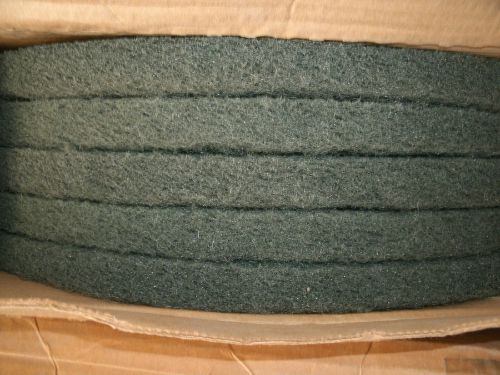 NEW 3M Blue Cleaner Pads Cleaner Floor Pad 5300, 19&#034;, Blue, 5 / Carton