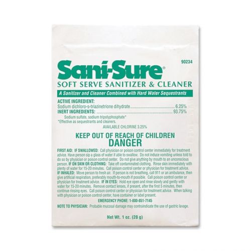 Diversey dra90234 soft-serve sanitizer cleaner pack of 100 for sale