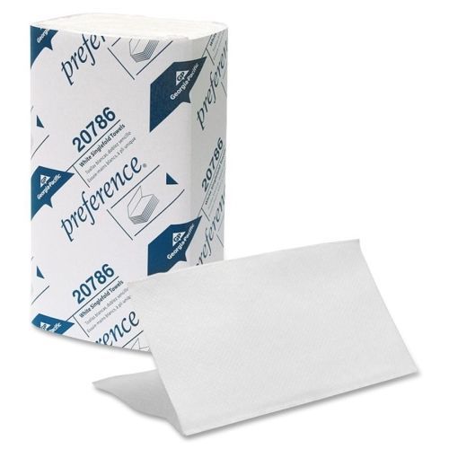 Georgia-pacific preference singlefold paper towel - 12 packs/carton for sale