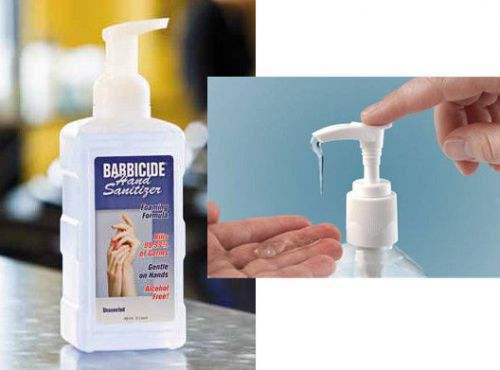 BARBERCIDE HAND SANITIZER, ANTI BACTERIAL  ALCHOHOL FREE, FOAMING FORM SOAP