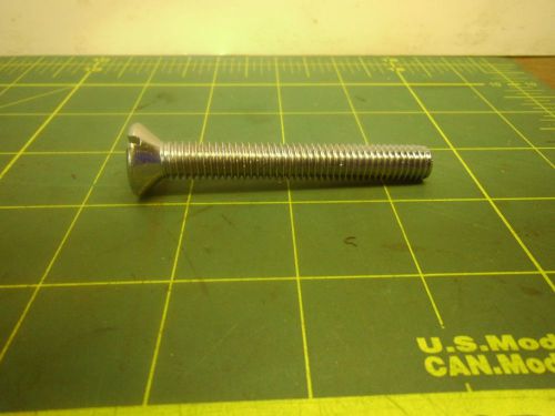 3/8-16x3 flat slotted head machine screw bolts (qty 19) # j53433 for sale