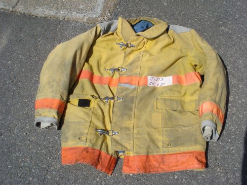 L 43 to 46 sleeve 35 jacket coat firefighter bunker fire gear fire dex....j273 for sale