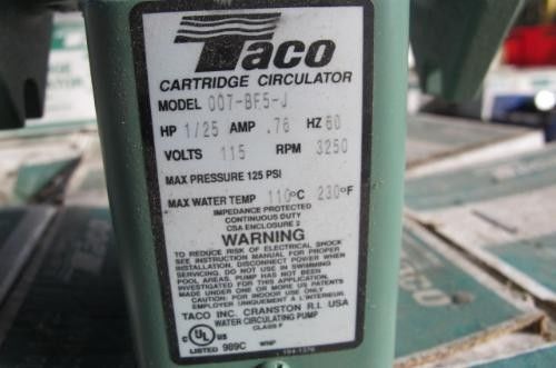 Lot of 41 Assorted NEW TACO Bronze Cartridge Circulator Pumps Bronze Flanged