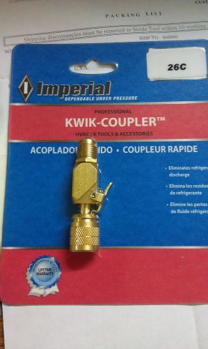 R410A, Imperial, STRAIGHT 5/16&#034;, Kwik-Coupler *MADE IN THE USA!