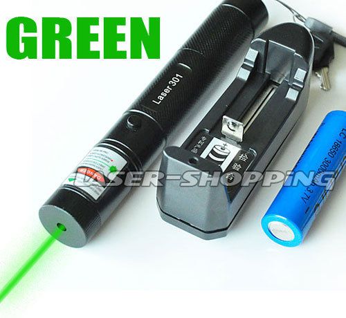 Astronomy military high power green beam lazer laser pointer pen+battery charger for sale