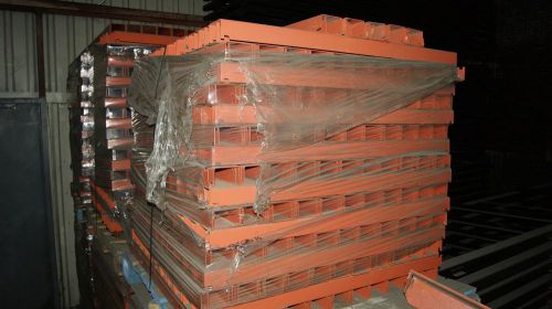 Used Pallet Support Bars for 42&#034; Deep Slotted Beams 1 5/8&#034; Step