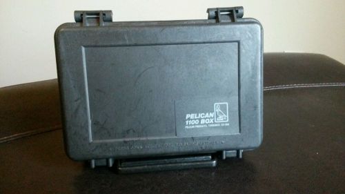 PELICAN 1100 BOX WATERTIGHT HARDCASE - BLACK