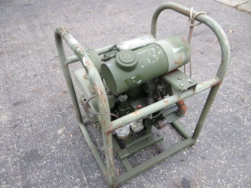 E.c schleyer military water transfer trash pump 65 gpm gas engine, 4m-sg-2000 for sale