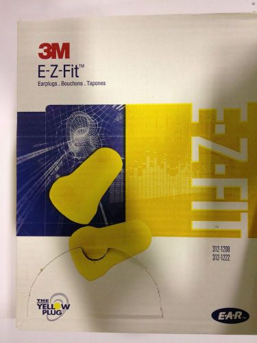 Ear plugs  3m ear ez-fit w/cord 200 pairs sealed box for sale