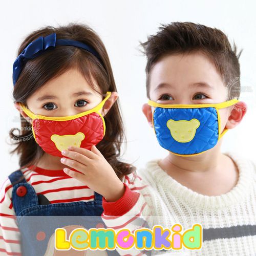 Cute kid children winter respirator face mask mouth muffle breathing gauze mask for sale